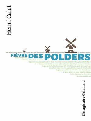 cover image of Fièvre des polders